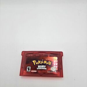 Pokémon Gameboy Advance Game Ruby Version - Reproduction